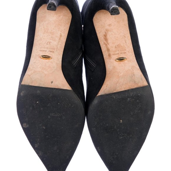 Sergio Rossi Suede Over-The-Knee Boots 37 US 7 - Picture 5 of 5